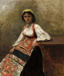 Donna italiana La Morieri, c. 1872