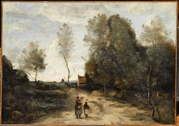 La route, La strada (dipinto su tela)