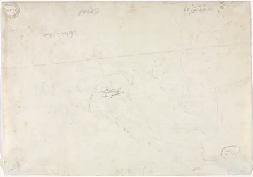 Schizzo per un paesaggio (verso)
