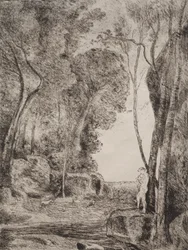 Il piccolo pastore, impressione originale 1855, stampato nel 1921