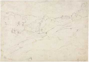 Veduta di Marino (recto)