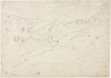 Veduta di Marino recto, 1827