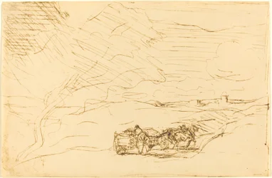 Carro che va in città, 1860