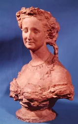 Busto di Eugenie-Marie de Montijo de Guzman (1826-1920) Contessa di Teba