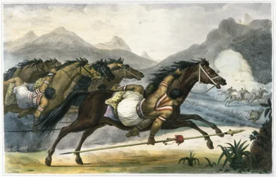 Carica degli indiani Cuangurus