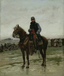 Un ufficiale a cavallo