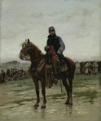 Un ufficiale a cavallo