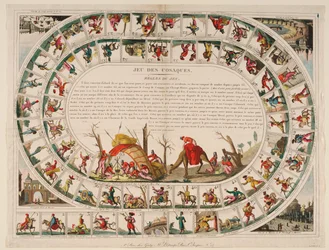 Gioco dei cosacchi, 1815