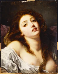 Una giovane donna, busto