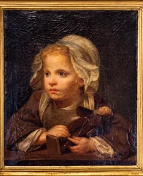 Ragazza con cappuccino