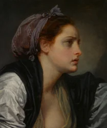 Testa di Donna in Studio