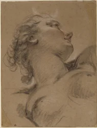 Attribuito a Jean-Baptiste Deshays - Testa e busto di Diana, x1983-3