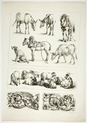 Tavola quindici di 38 da Oeuvres de J. B. Huet