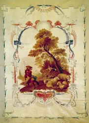 Il lupo diventato pastore. Illustrazione per la favola di Jean de La Fontaine