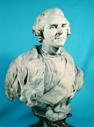 Busto di Maurice (1696-1750) Conte di Sassonia