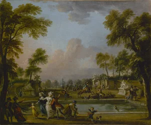 Il principe de Lambesc entra con la forza nei giardini delle Tuileries