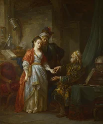 Il negromante, circa 1775