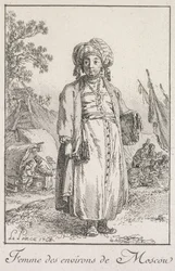 Donna della periferia di Mosca