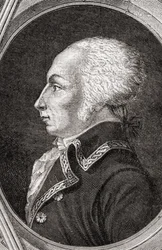 Francois Christophe Kellermann, inciso da Pannemaker-Ligny, da 
