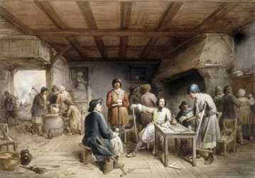 I carpentieri navali a riposo, 1846