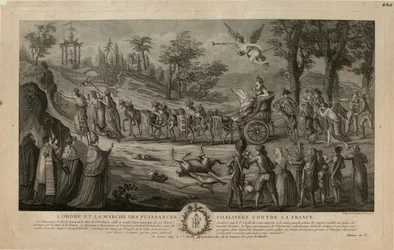 La marcia delle potenze alleate contro la Francia, 1798