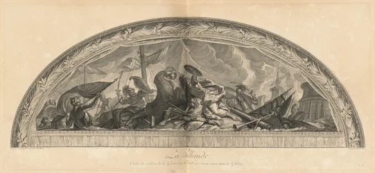 La Hollande Cintre du Salon de la Guerre sur L