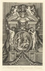La preminenza della Francia riconosciuta dalla Spagna 1662 [tav. 17]