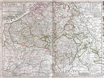 Mappa del Belgio