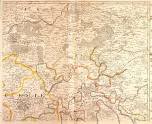 Mappa del nord-est dell