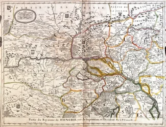 Mappa della parte nord-occidentale del Regno d