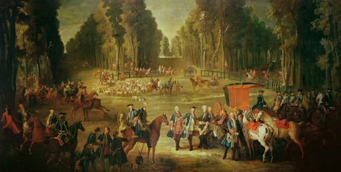 Riunione per la caccia di Puits-du-Roi a Compiegne