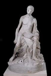 Statua seduta di Voltaire