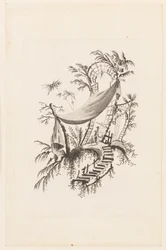 Figura sotto tenda, da "Recueil des Tentes Chinoises"