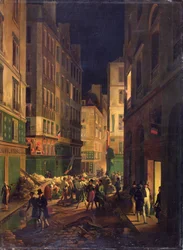 Arrivo di Luigi Filippo (1773-1810) al Palais-Royal, 30 luglio 1830, dopo un dipinto di Horace Vernet, 1836