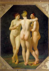 Le tre Grazie. Dipinto di Jean Baptiste Regnault