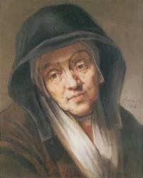 Copia di un ritratto della madre di Rembrandt, 1776