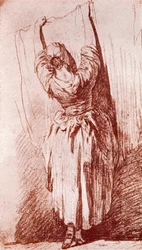 Stendere il bucato, 1913
