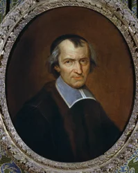 Ritratto di Antoine Arnauld (1612-1694), teologo giansenista francese, dipinto di Jean Baptiste de Champaigne (1631-1681)
