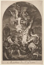 Il martirio di San Pietro, c. 1750