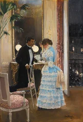 Una conversazione, Collezione privata