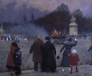 Bandiera tedesca portata agli Invalides