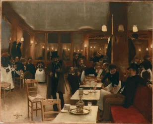 La birreria, 1883