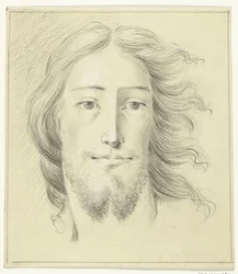 Testa di un uomo (Cristo?)