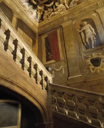 Architettura barocca: scala dipinta in trompe l