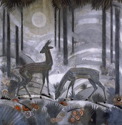 Due Cervi in una Foresta, c.1929
