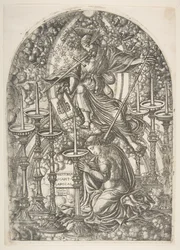 San Giovanni vede sette candelabri d