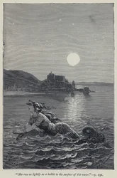 "Si alzò leggera come una bolla sulla superficie dell