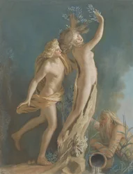 Apollo e Dafne, dopo il gruppo in marmo di Lorenzo Bernini nella Galleria Borghese, Roma