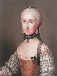 Infanta Maria Ludovica, figlia di Carlo III di Spagna e moglie di Leopoldo II (1747-92) imperatore del Sacro Romano Impero e granduca di Toscana