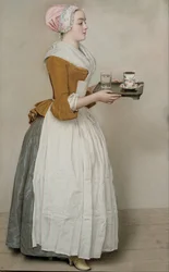 La Ragazza del Cioccolato La Bella Cioccolatiera di Vienna, c. 1745